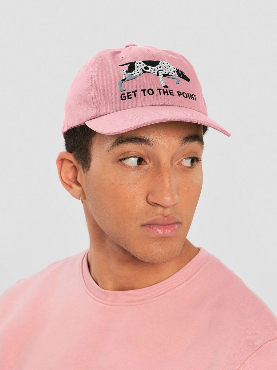 Get to the Point Classic Dad Hat(Embroidered) of a German Shorthaired Pointer(Black Roan) product image (27)