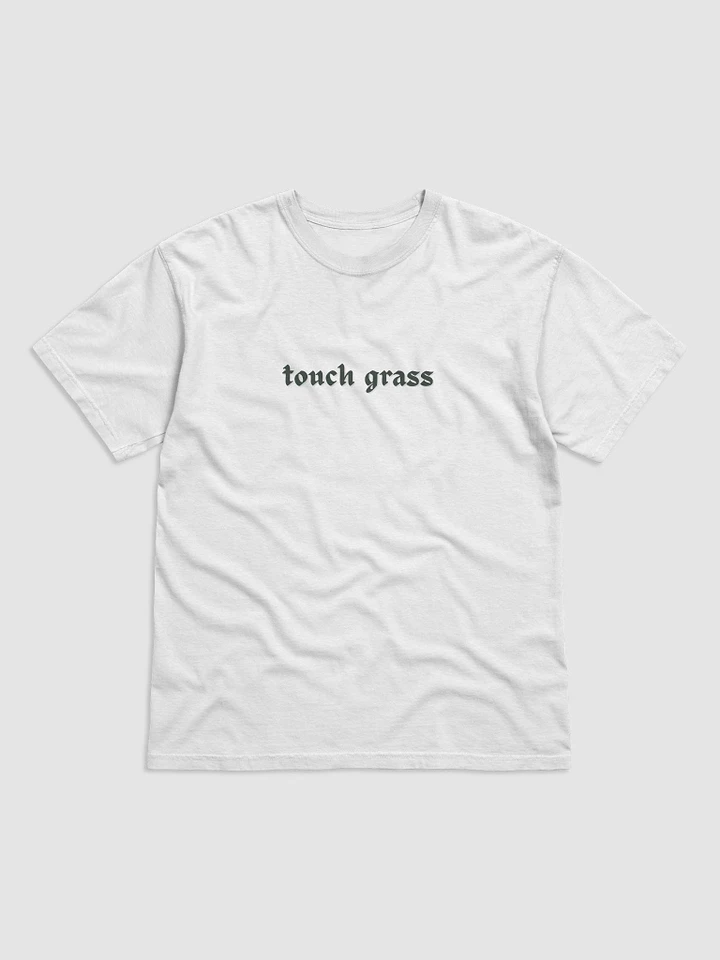 Touch Grass Tee (Slate Green Font) product image (1)