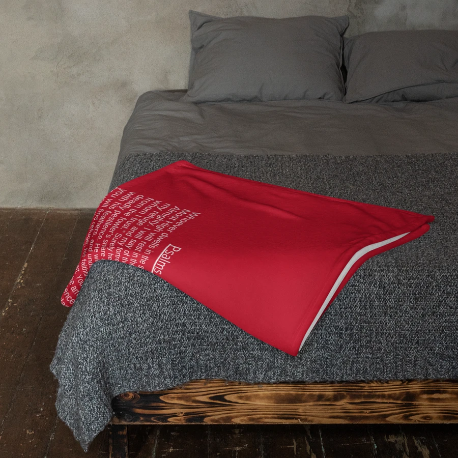 Armour Of God Red And White Prayer Blanket product image (13)