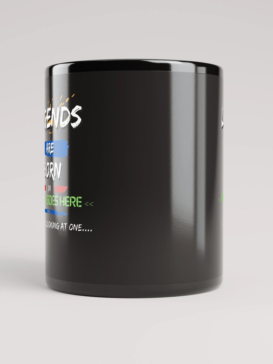 Customizable Legends Black Mug product image (10)