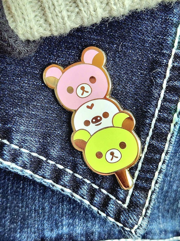 Dango Enamel Pin product image (1)
