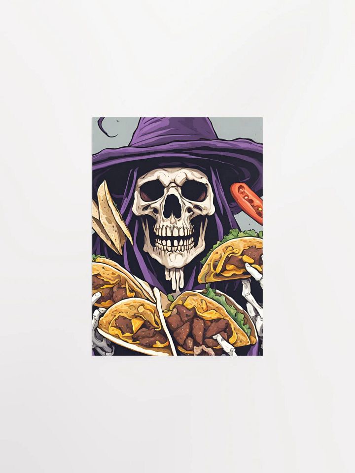 Witchy Taco Skeleton Poster product image (1)