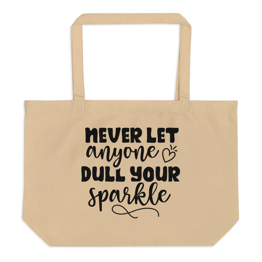 Never Let Anyone Dull Your Sparkle Tote product image (2)