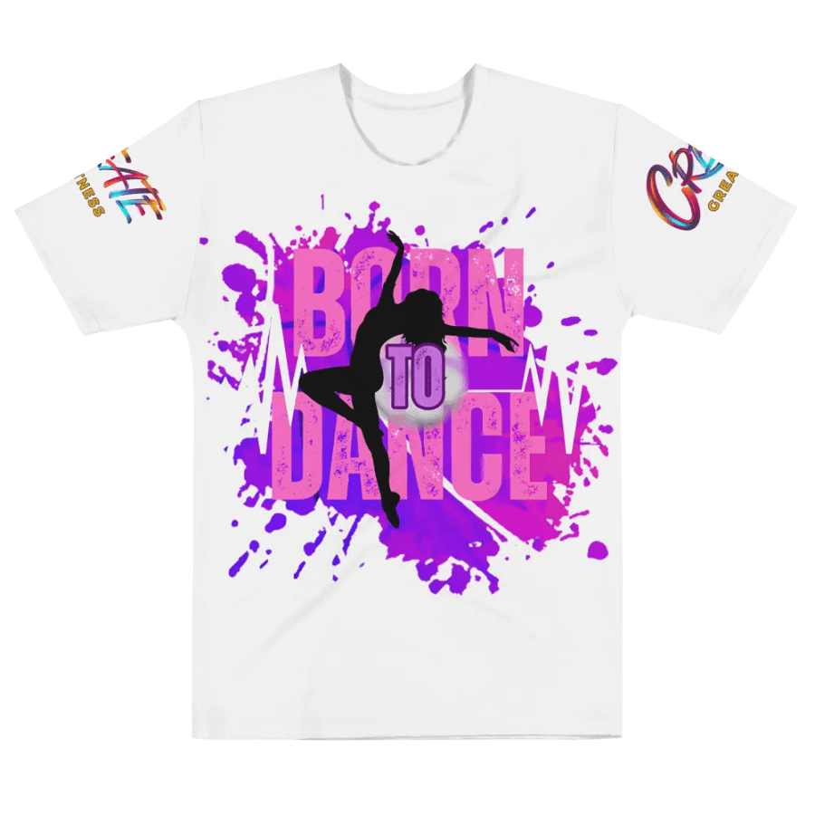 Born to Dance Her Silhouette Dynamic Huge Print T-Shirt product image (8)