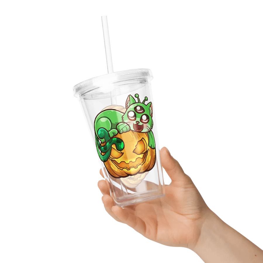 Halloween Cosmos Cat 16oz Tumbler product image (7)