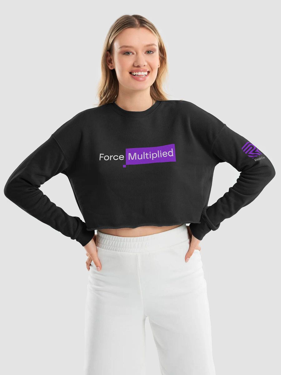 RO Bella+Canvas Women's Force Multiplied Crop Sweatshirt product image (9)