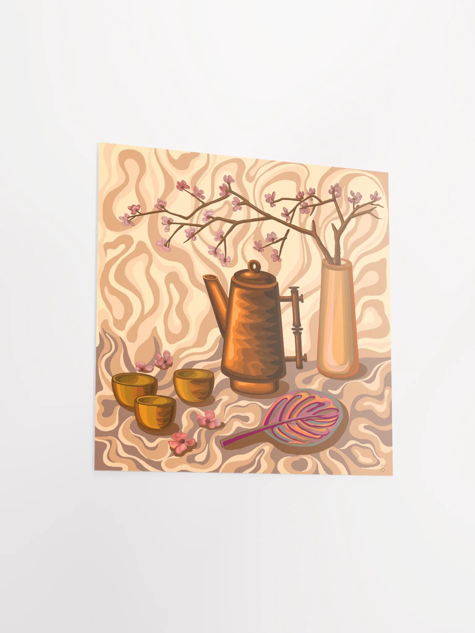 Autumnal Tea Time Poster - Coffee Shop No. 4 product image (3)