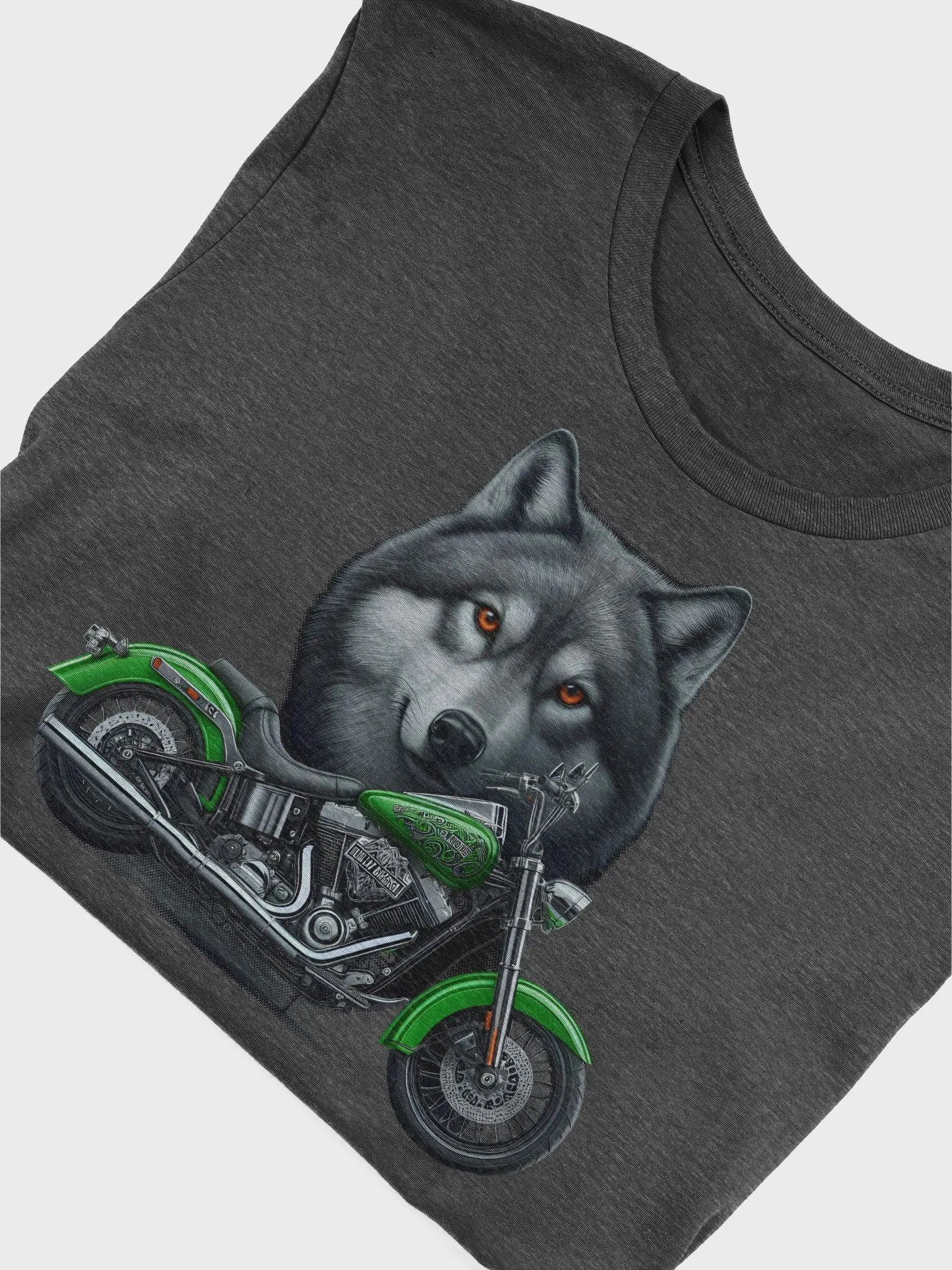Motorcycle and Wolf - Unisex T-Shirt #21 product image (5)
