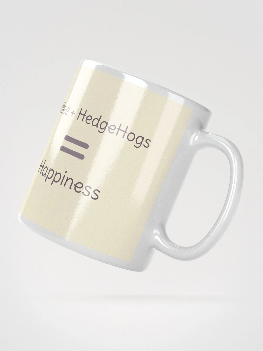 Cute Hedgehog Coffee Mug: Coffee + Hedgehogs = Happiness | Perfect Gift Idea product image (5)