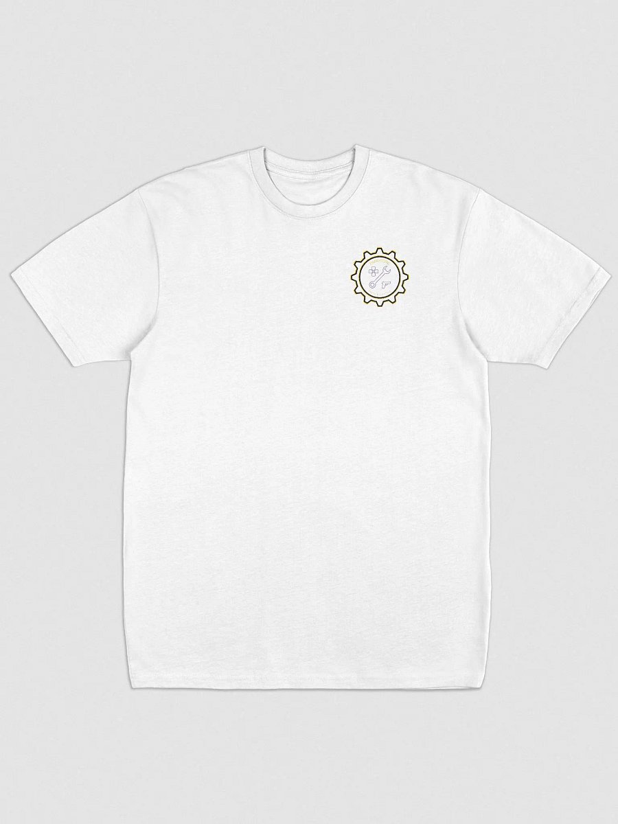 White Embroidered Cotton TCI Tee product image (1)