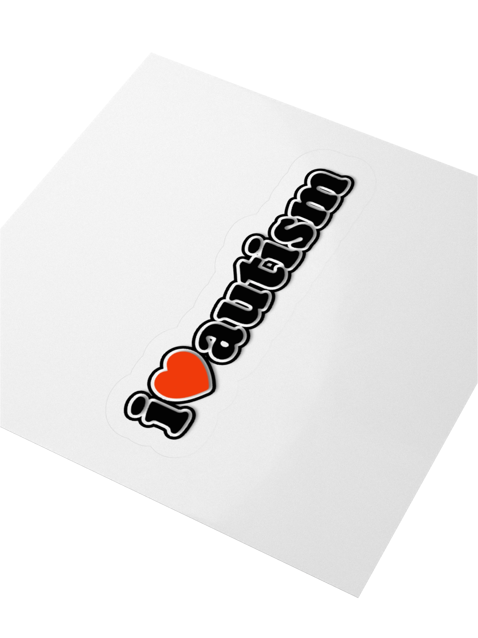 I Heart Autism Sticker product image (3)