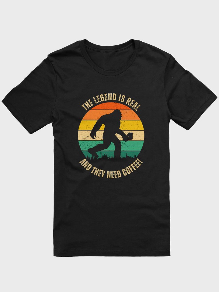 Retro Sasquatch Coffee T-Shirt product image (1)