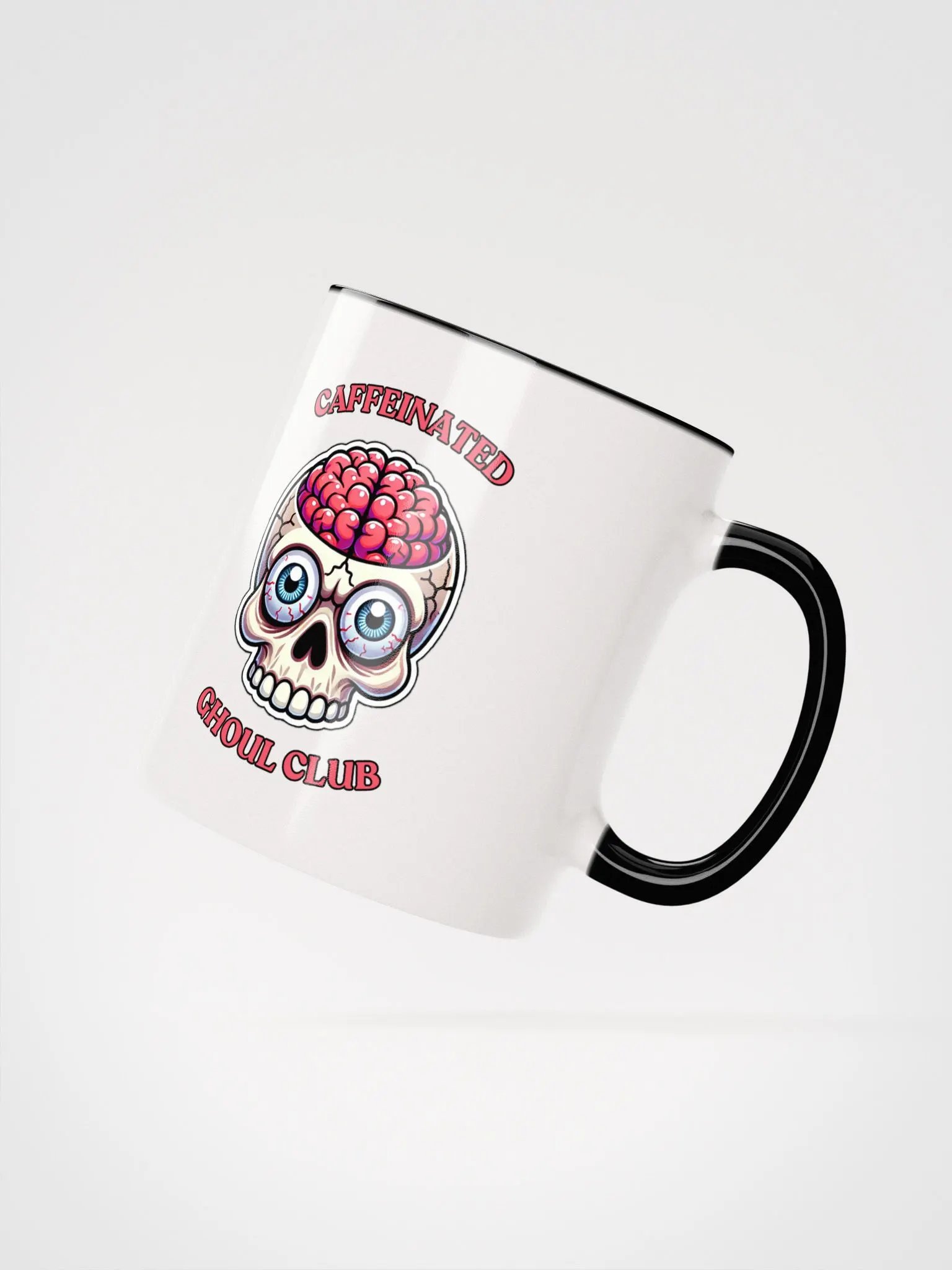 Caffeinated Ghoul Club White Mug product image (2)