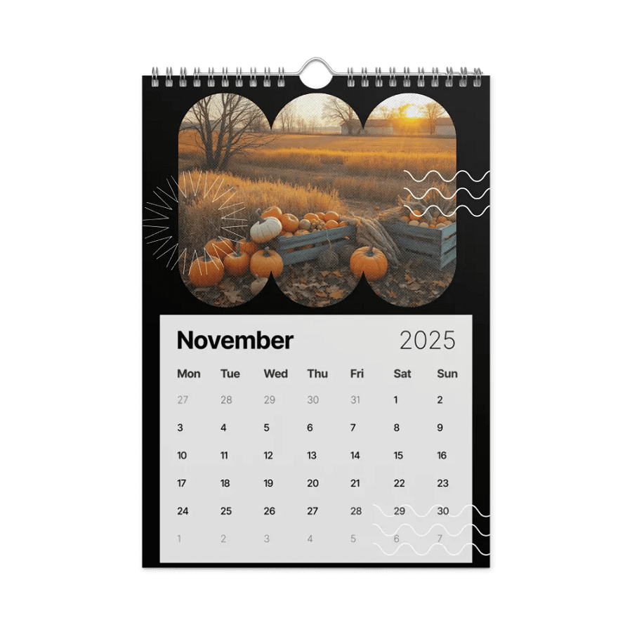 SEASONAL NATURE WALL CALENDAR 2025 product image (11)