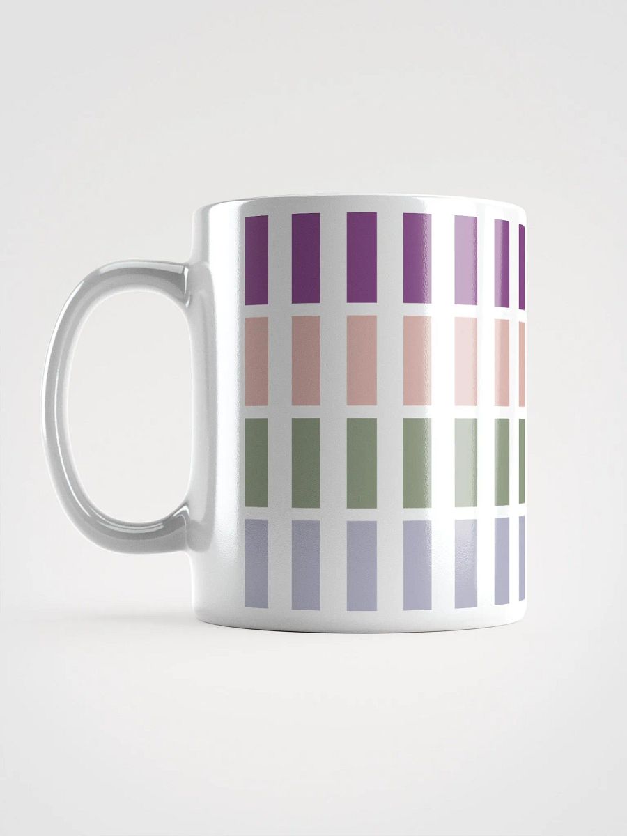 Contrasting Colores Rectangle Patterns White Mug product image (17)