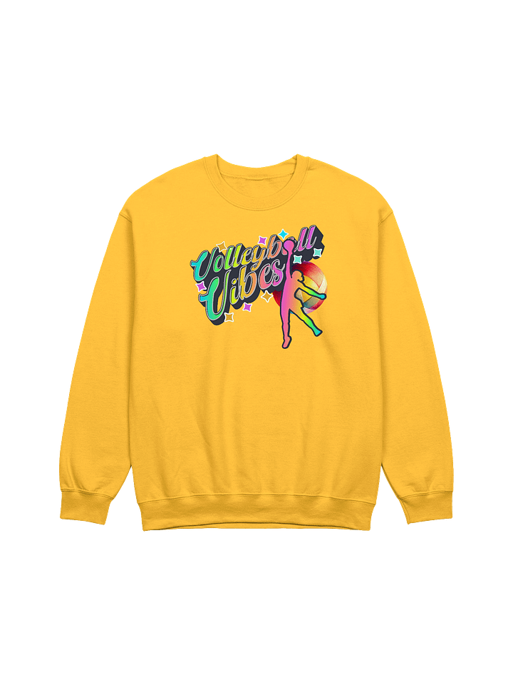 Volleyball Vibes Female Vibrant Sweatshirt product image (1)