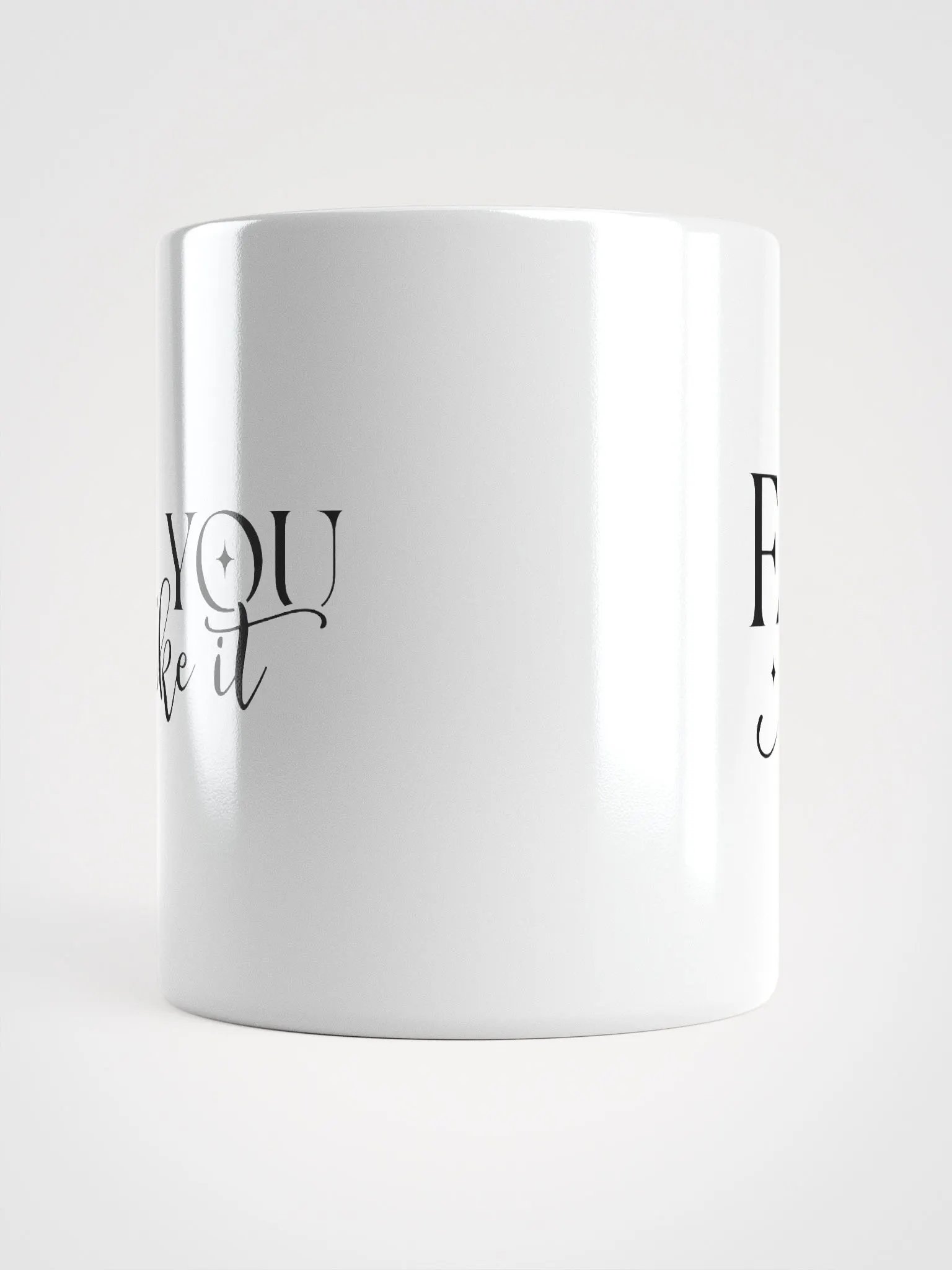 Faith It Til You Make It Glossy White Ceramic Mug product image (13)