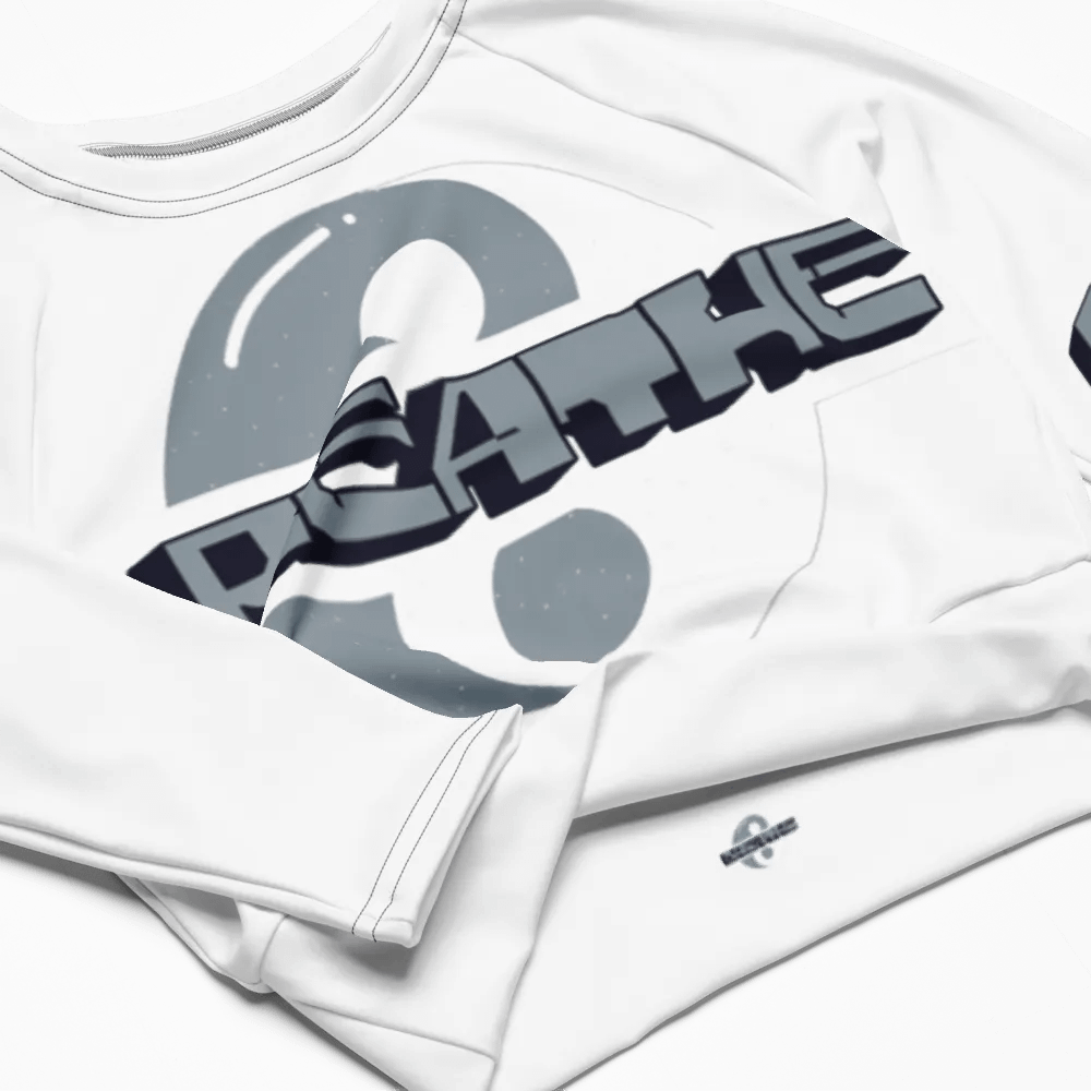Breathe Recycled Long Sleeve Crop Top – Sustainable Style, Mindful Living product image (11)