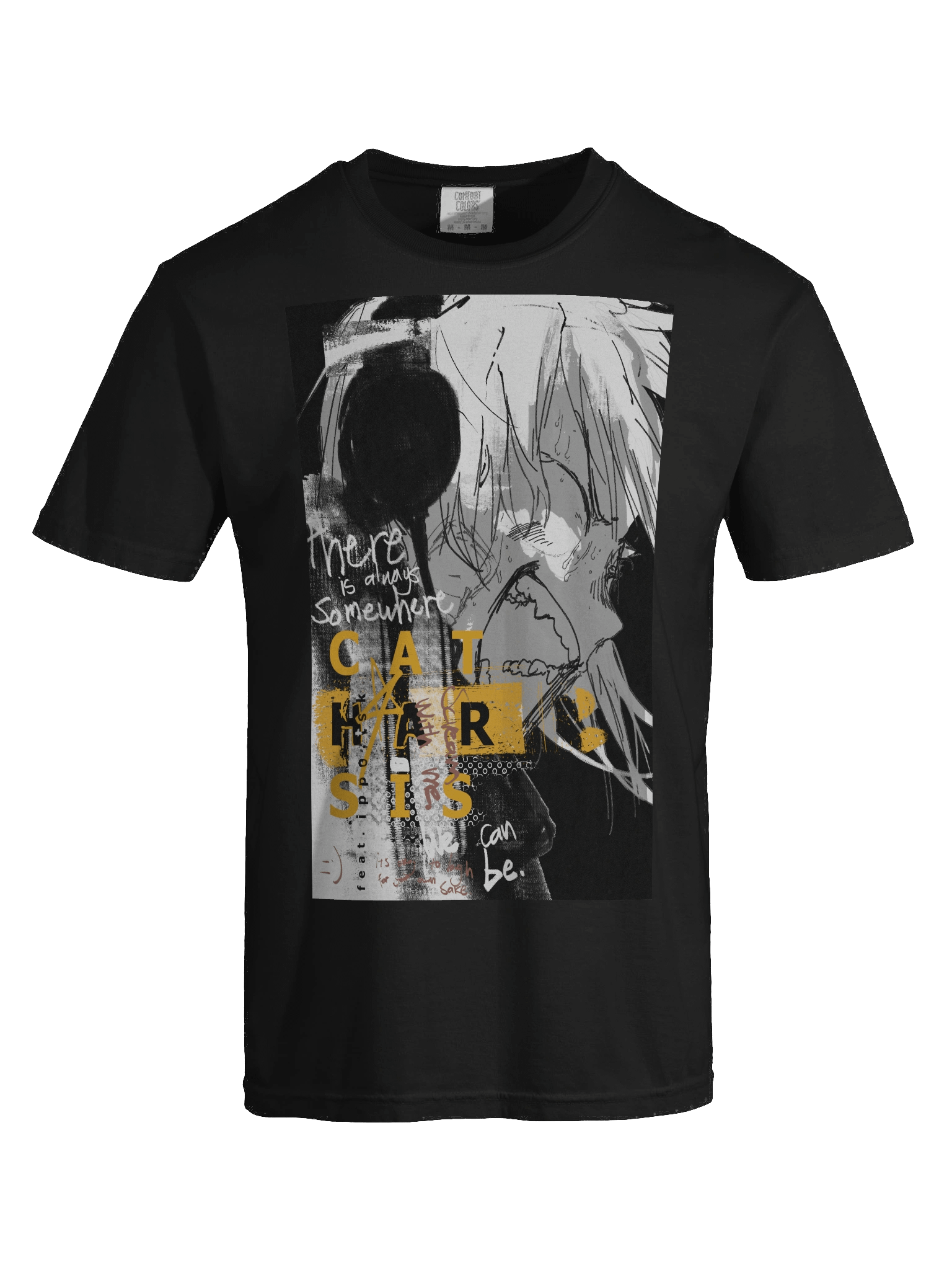"Scream with me." Comfort Colors T-shirt product image (7)