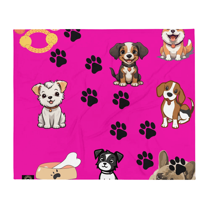 Pawsitively Playful Throw Blanket product image (2)