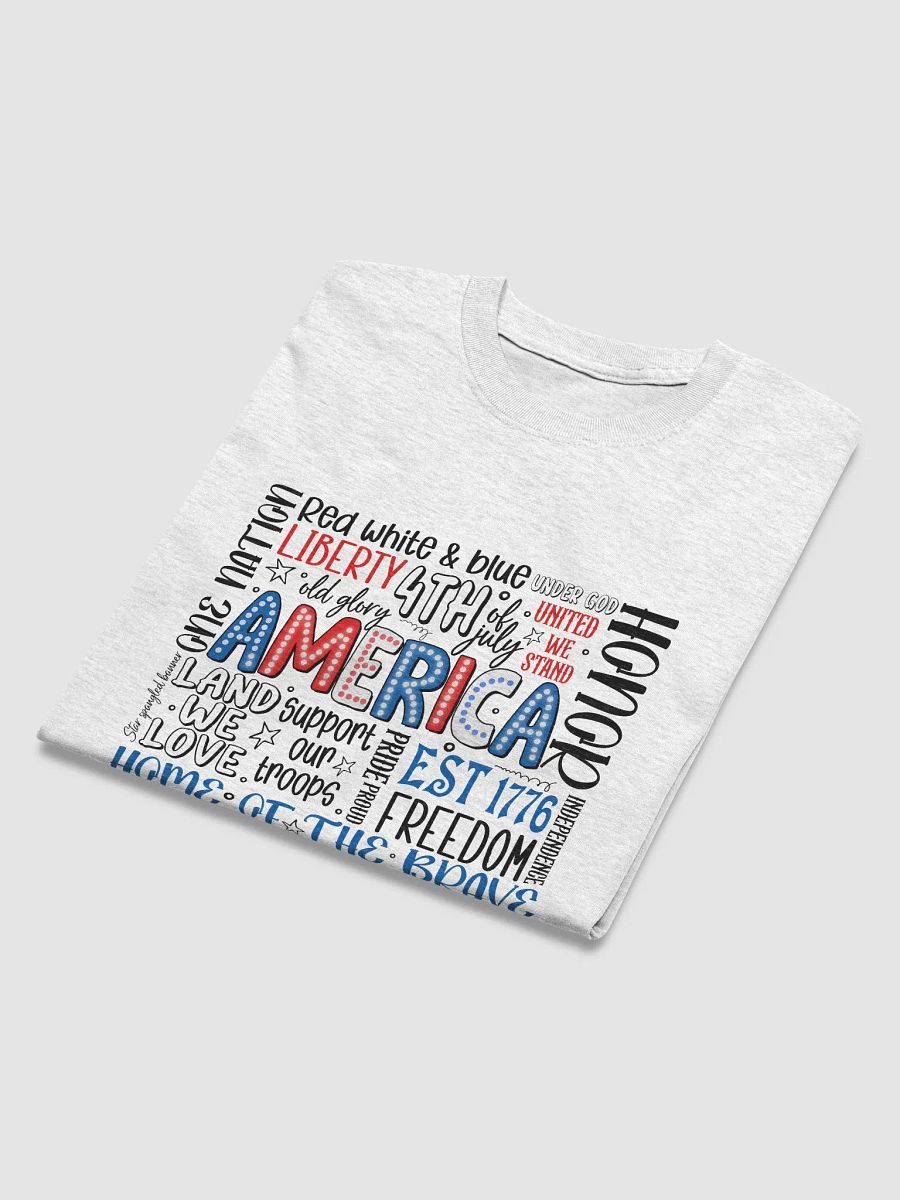 Patriotic Dotted America T-Shirt product image (13)