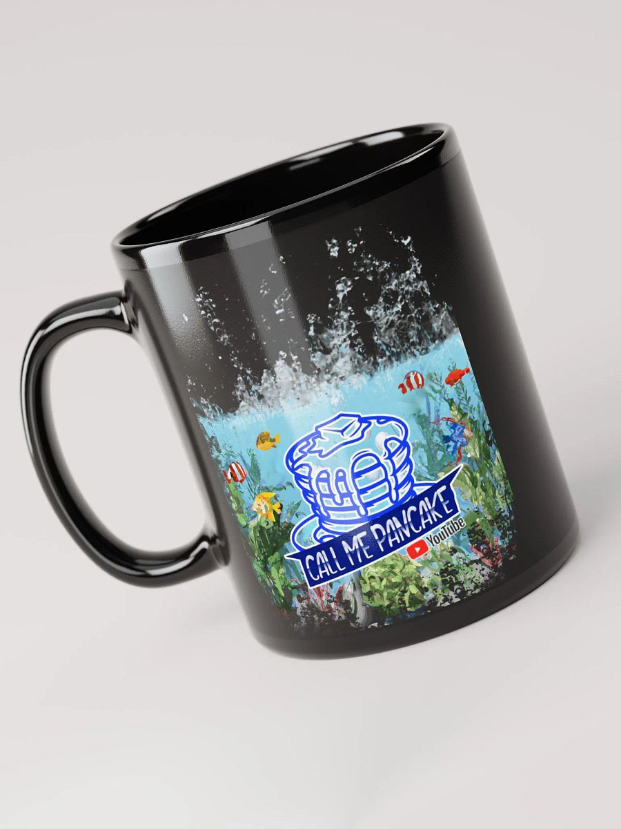 Pancake Aqua Mug in black product image (3)