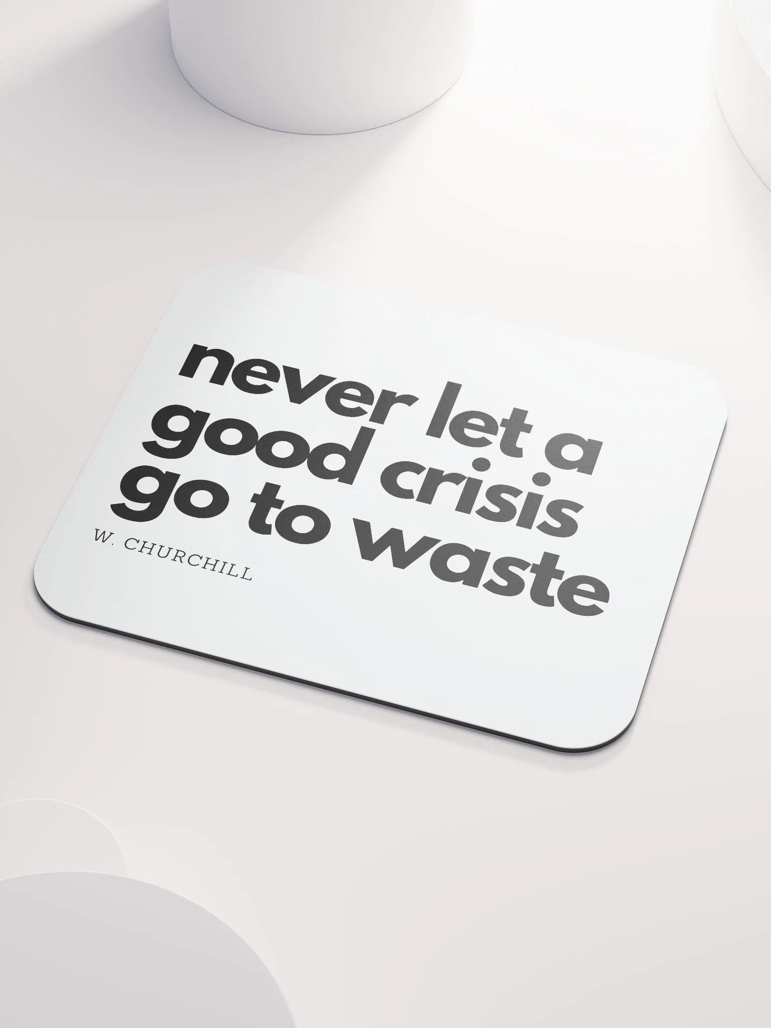 Winston Churchill Quote Mousepad product image (3)