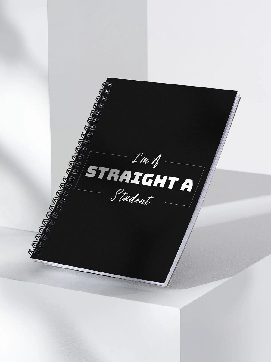 Straight A Student Spiral Notebook product image (4)