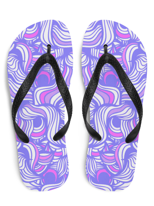 Purple Vibes Flip Flops product image (1)
