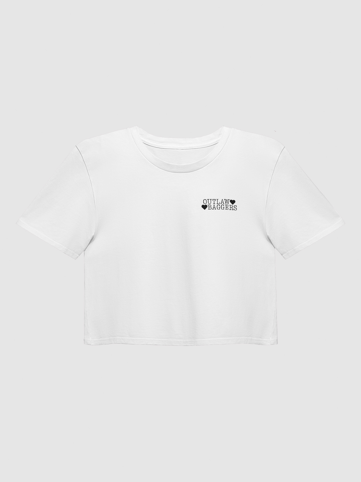 Outlaw Baggers Women Rule Crop Top Tee product image (2)