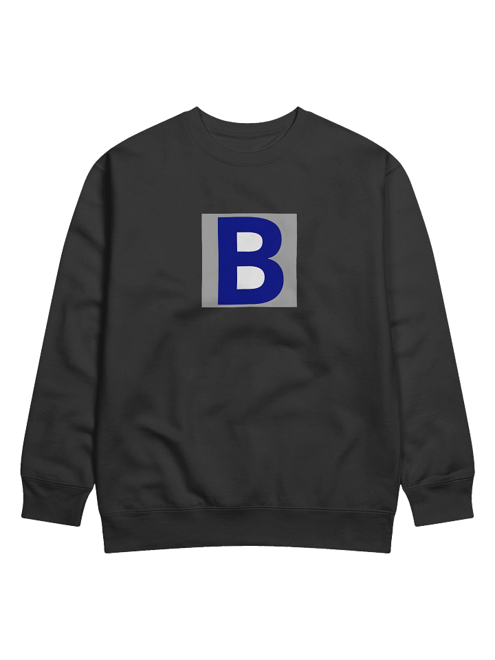 Bold Blue Letter 'B' Premium Sweatshirt product image (3)