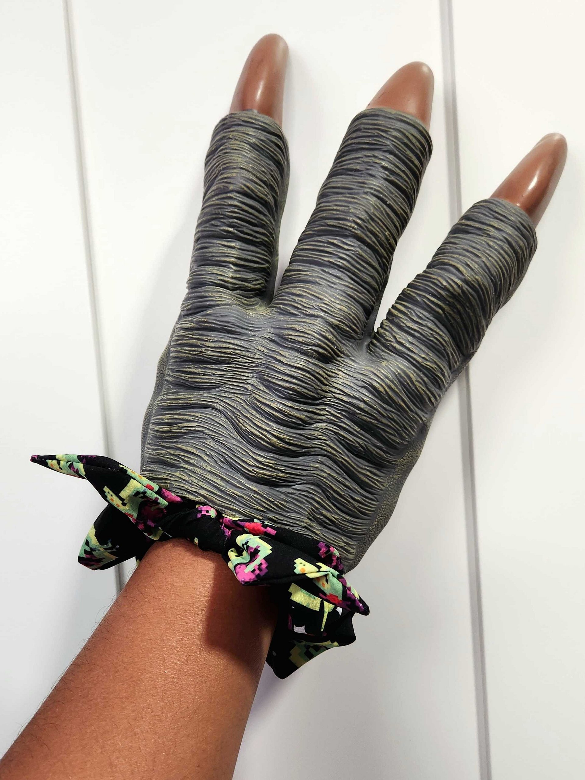 Kira P Pixel Raptor Scrunchie product image (3)