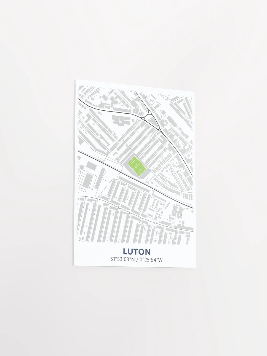 Luton Stadium Map Design Poster product image (3)