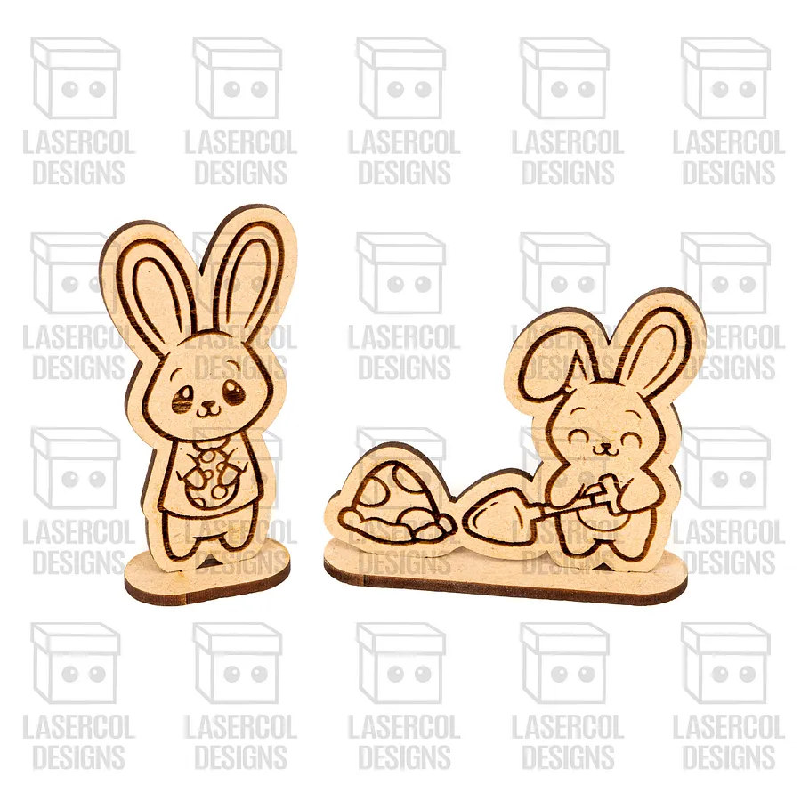 Easter Cutouts With Base Set 3 - Laser Cut Files product image (9)