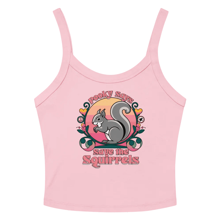 Pooky Says Save the Squirrels Women's Tank Top product image (2)