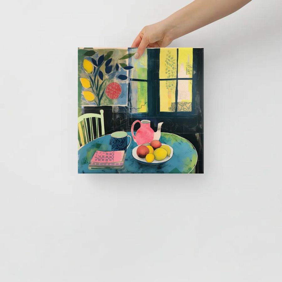 Art2401-28 Kitsch Kitchen Still Life - Canvas Print - sm product image (10)
