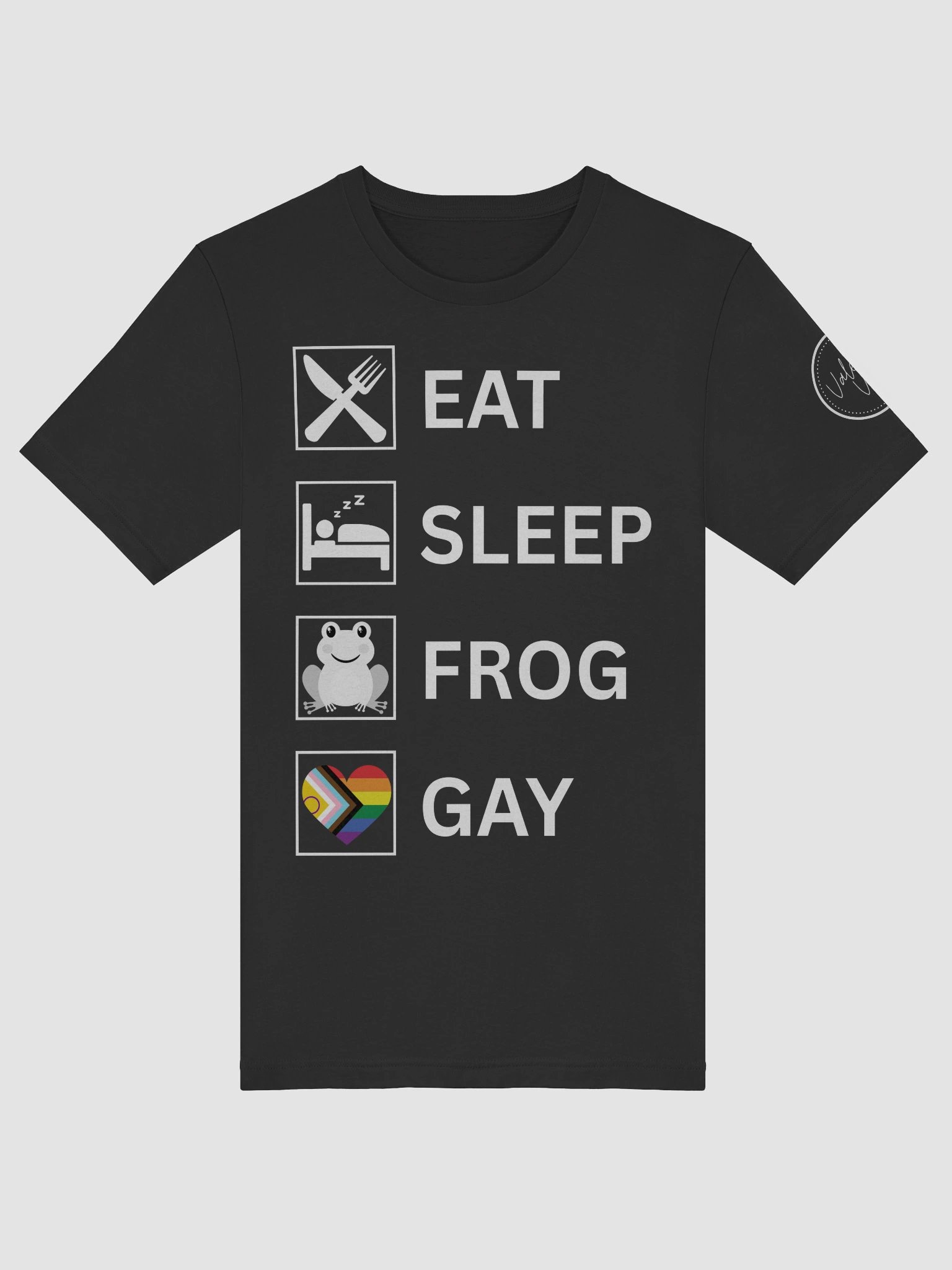 Eat, Sleep, Frog, Gay Tee product image (46)