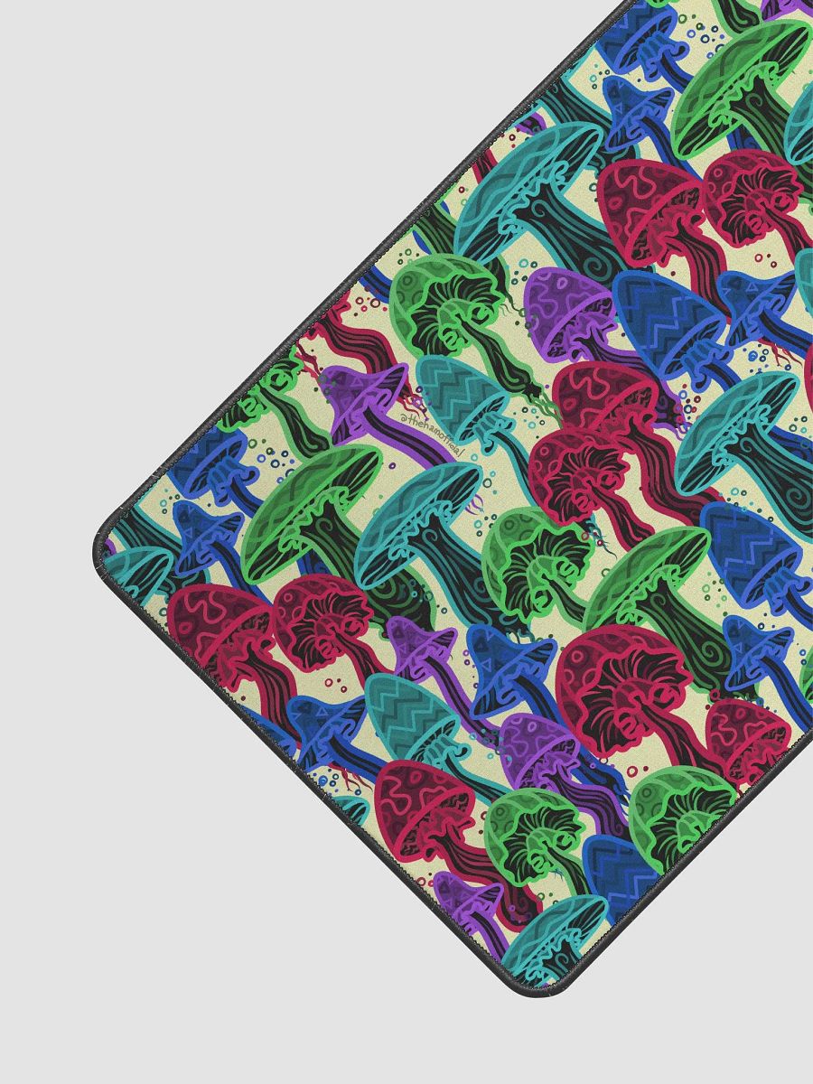 Neon Mushrooms (Variation 2) Deskmat product image (3)