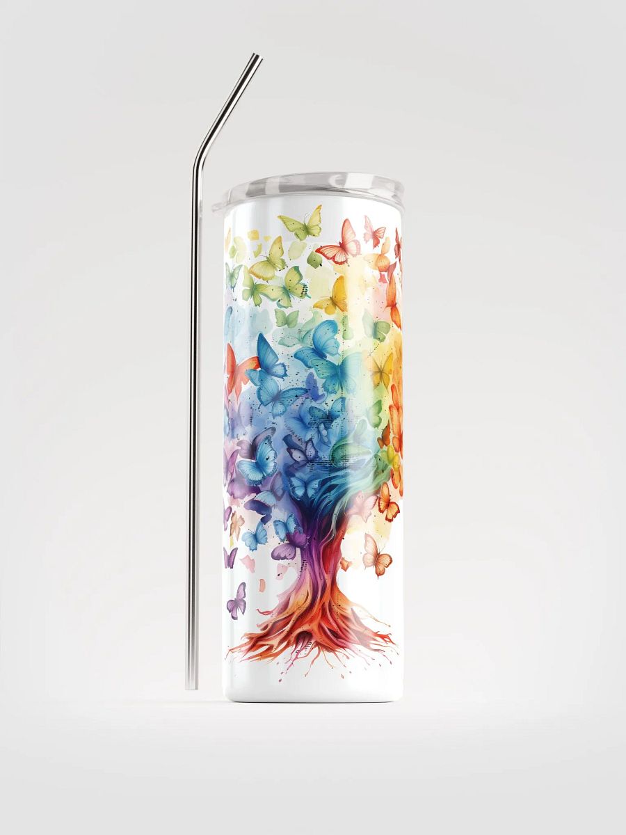 Colorful Butterfly Leaves Tree of Life 20-oz Tumbler product image (1)