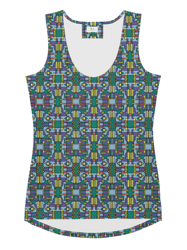 Whimsical Circus Tent – All-Over Print Women’s Tank Top for Yoga and Workout product image (5)