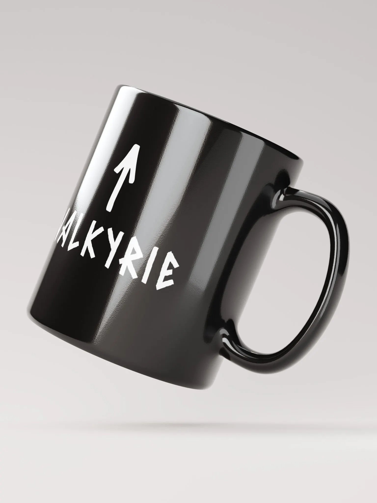 Valkyrie Arrow Black Mug product image (3)