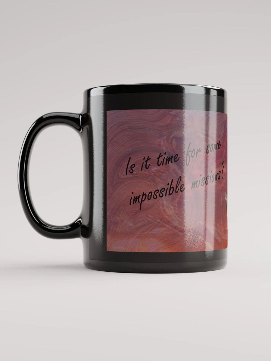 Black Glossy Mug: A possible squirrel product image (11)