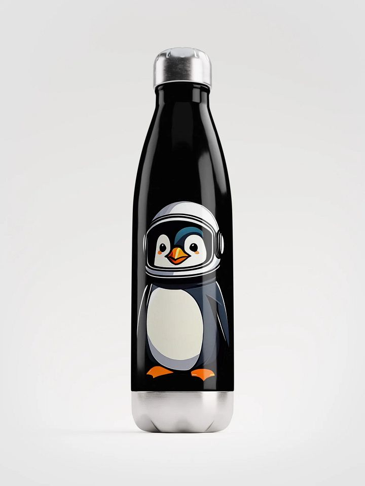 Cosmic Penguin Stainless Steel Water Bottle product image (1)