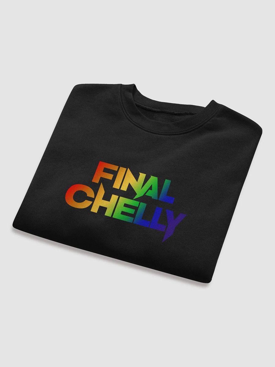 Pride Final Chelly Logo Womens Fleece Crop Top Printed Sweatshirt product image (5)