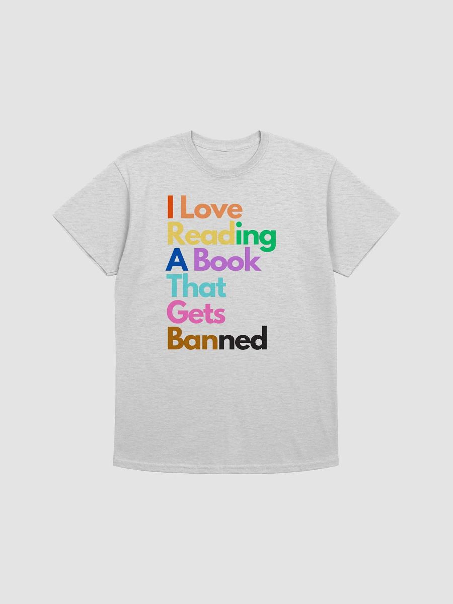 I Love Reading Banned Books T-shirt product image (1)