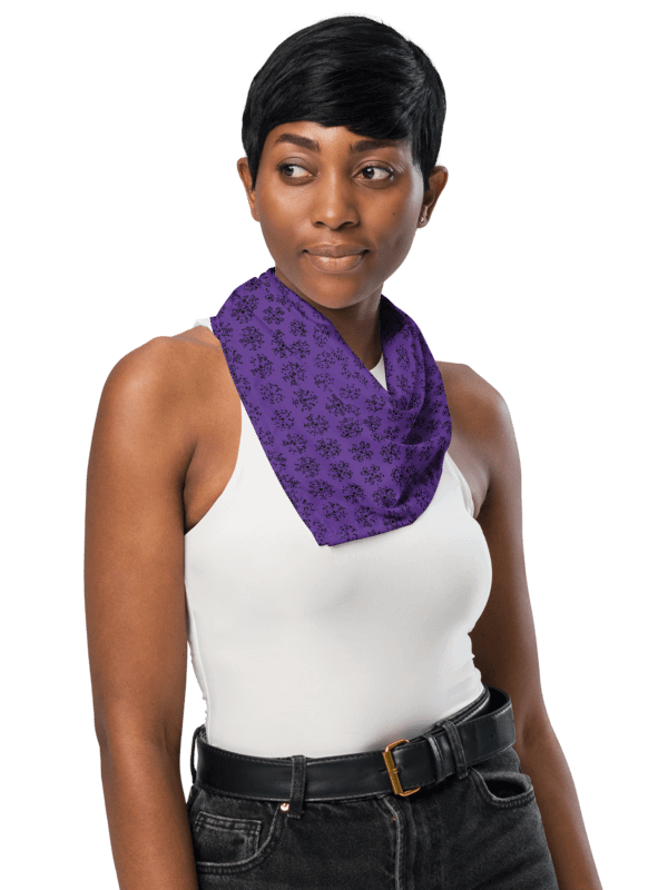 Deep Purple Mandala Bandana product image (5)