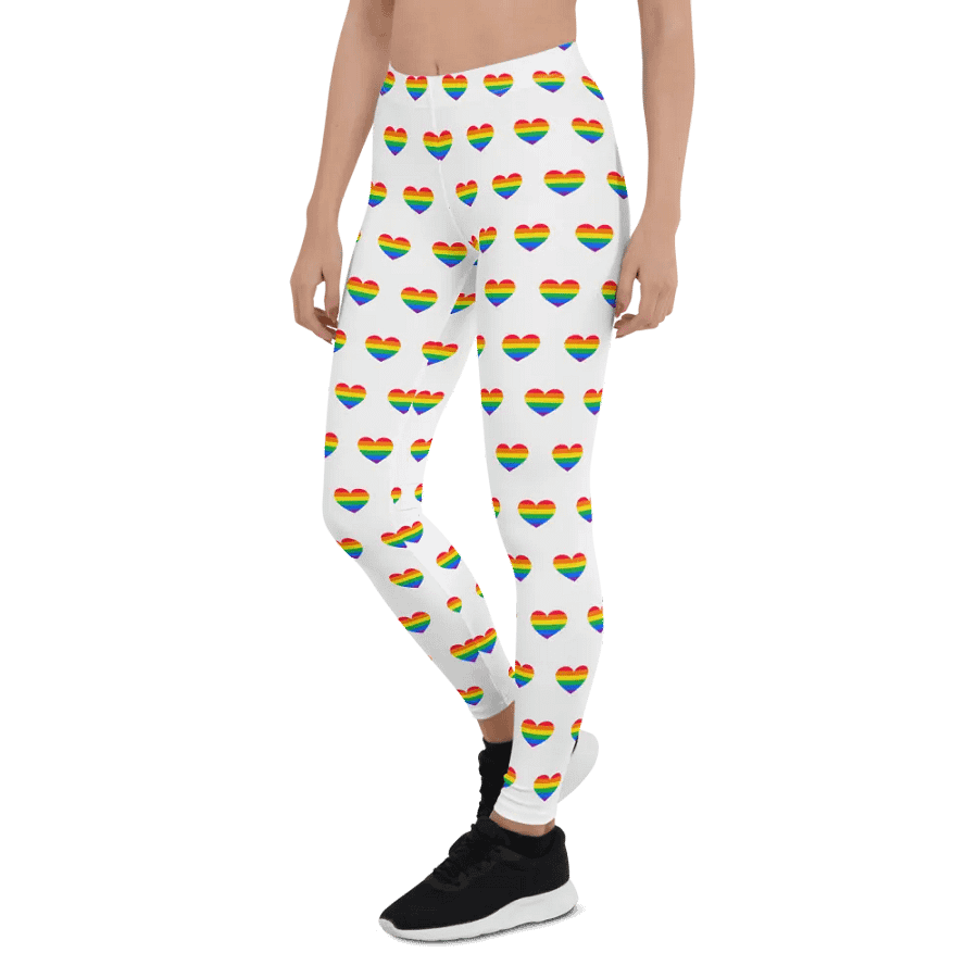 Rainbow Heart Leggings product image (6)