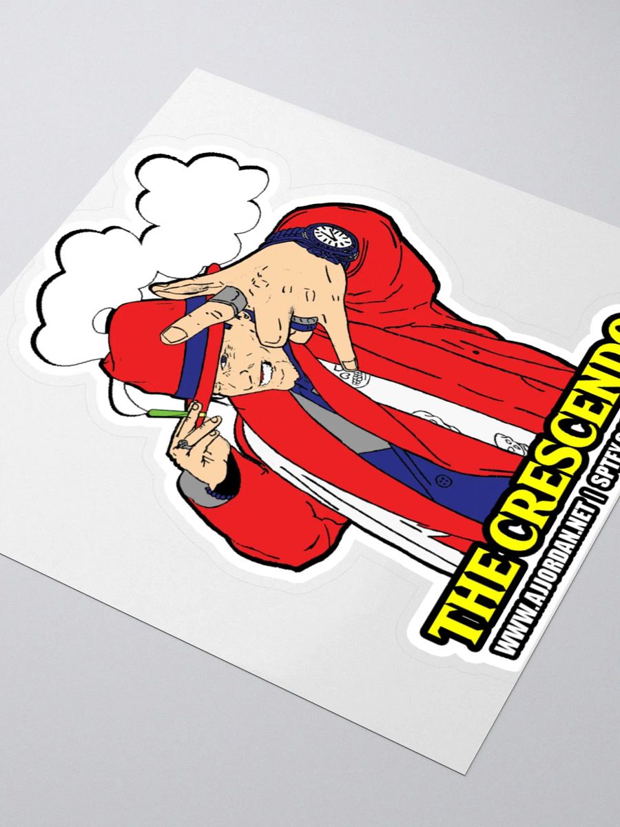 AJ Jordan The Crescendo Kiss Cut Sticker product image (2)