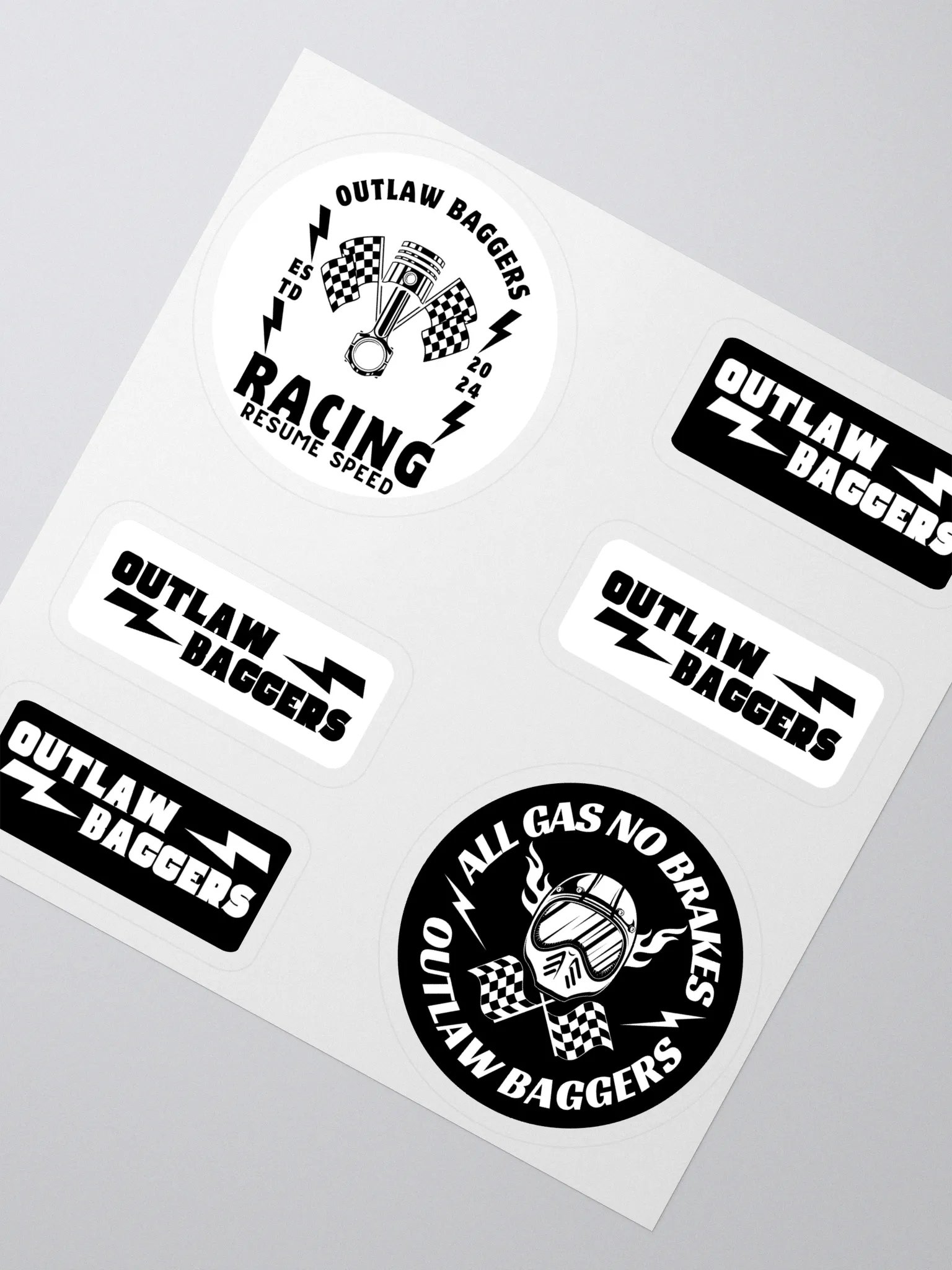 Outlaw Baggers Sticker Pack #2 product image (2)