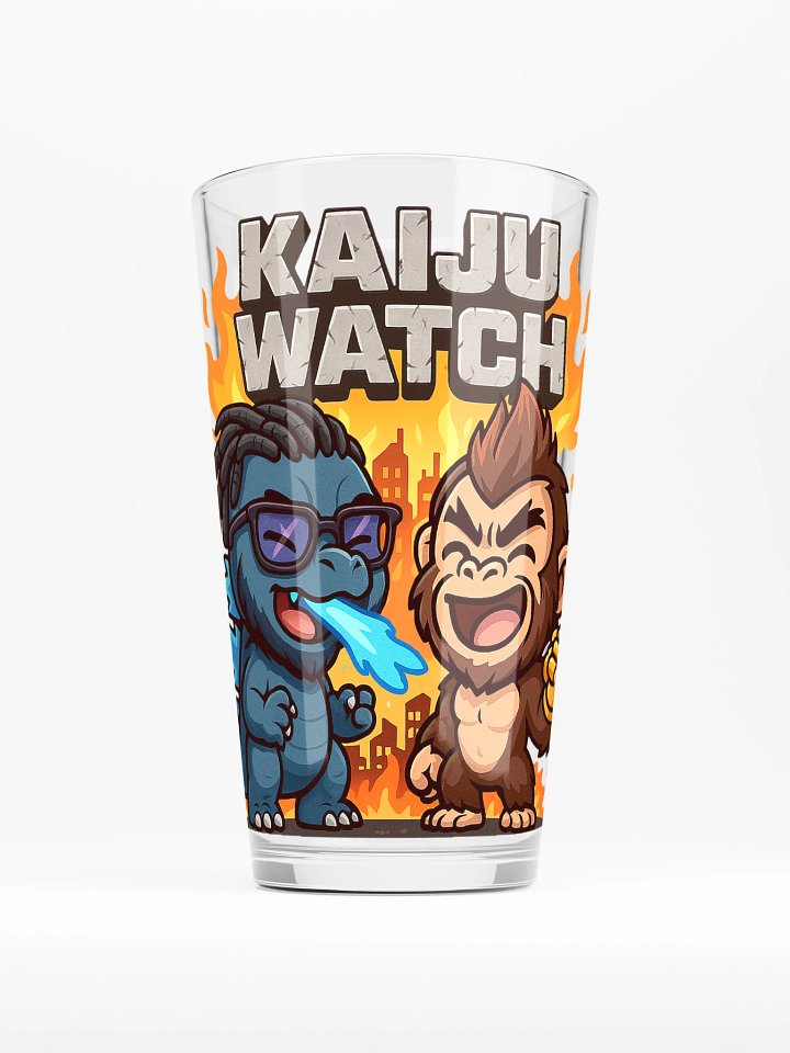 Kaiju Watch: Urban Clash Shaker Pint Glass product image (1)